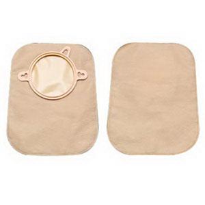 HOL 18352 |New Image Two-Piece Closed Mini Pouch , Flange 1-3/4" (44mm), Beige 7" (18cm) - Box of 30