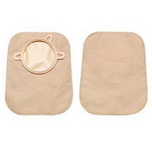 HOL 18353 |New Image Two-Piece Closed Mini Pouch , Flange 2-1/4" (57mm), Beige 7" (18cm) - Box of 30