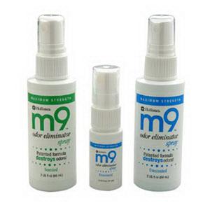 HOL 7733 |m9 Odour Eliminator Spray (Unsented), m9 Odour Eliminator Spray, 8oz Bottle