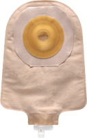 HOL 84992 |Premier One-Piece Urostomy Pouch, Pre-Cut Stoma Opening 3/4" (19mm), Beige 9" (23cm) - Box of 5