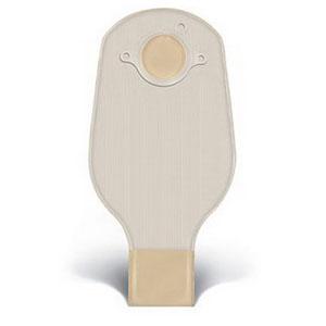 SQU 404016 |Natura® Two-Piece Drainable Pouch, Flange 1-3/4" (45mm), Opaque 12" (30.5cm), Tail Clip - Box of 20