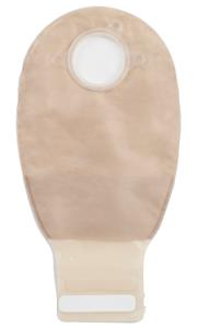 SQU 416418 |Natura® Two-Piece Drainable Pouch, Flange 1-3/4" (45mm), Transparent 12" (30.5cm), InvisiClose® - Box of 10