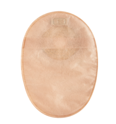 SQU 421689 |Esteem®+ One-Piece Stomahesive® Skin Barrier, Pre-Cut Stoma Opening 1-3/8" (35mm), Closed Pouch, Opaque with Easy-View Window 8" (20.3cm) - Box of 30
