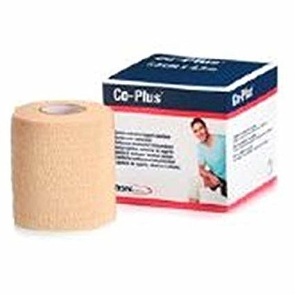 BSN 7210016 |BX/36 CO-PLUS LATEX FREE ELASTIC COHESIVE BANDAGE 5CM X 4.5M (STRETCHED), BEIGE