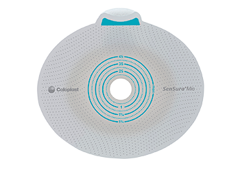 COL 10562 |SenSura® Mio Flex Skin Barrier, Non-Convex, Pre-Cut Stoma Opening 1" (25mm), Flange 2" (50mm) - Box of 10