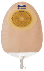 COL 11815 |SenSura® One-Piece Urostomy Pouch, Transparent 10-1/4" (26cm), Convex Light, Stoma Opening 5/8" - 1-3/4" (15mm - 43mm) - Box of 10