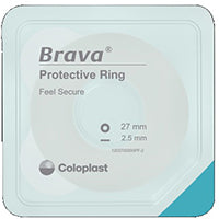 COL 12032 |BX/10 BRAVA WIDE ADHESIVE PROTECTIVE RINGS 18MM ID 76MM OD 2.5MM THICK