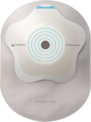 COL 18182 |SenSura® One-Piece Mio Closed Pouch, Opaque with inspection window 8-1/2" (22cm), Concave, Stoma Opening 1-3/4" - 2-3/8" (45mm - 60mm) - Box of 10