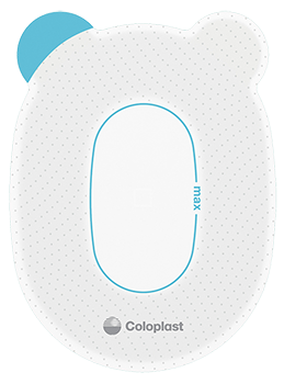 COL 18705 |SenSura Mio Baby Baseplate, Non-Convex, Cut-to-Fit Stoma Opening 0" - 1-3/8" (0mm - 35mm), Flange 1-3/8" (35mm) - Box of 5