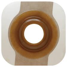 HOL 13505 |New Image Convex FlexWear Skin Barrier, Pre-Cut Stoma Opening 1-1/8" (29mm) Flange 2-1/4" (57mm) Tape Border (Tapered) - Box of 5