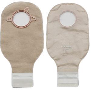 HOL 18003 |New Image Two-Piece Drainable Ostomy Pouch, Lock 'n Roll Closure, Ultra-Clear 2-1/4"