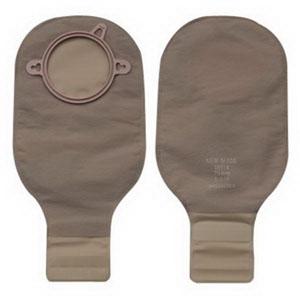 HOL 18114 |New Image Two-Piece Drainable Pouch, Flange 2-3/4" (70mm) Beige 12" (30cm) - Box of 10