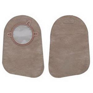 HOL 18373 |BX/30 NEW IMAGE CLOSED POUCH 9"" BEIGE WITH FILTER , 2-1/4"" FLANGE