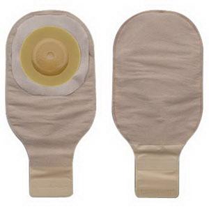 HOL 8214 |Premier One-Piece Drainable Pouch, Pre-Cut Stoma Opening up to 1" (25mm), Beige 12" (30cm), Lock 'n Roll Closure - Box of 5
