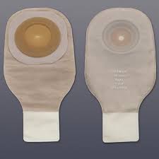 HOL 8991 |Premier Ceraplus Convex One-Piece Drainable Pouch, Pre-Cut Stoma Opening 7/8" (22mm), Beige 12" (30cm) - Box of 5