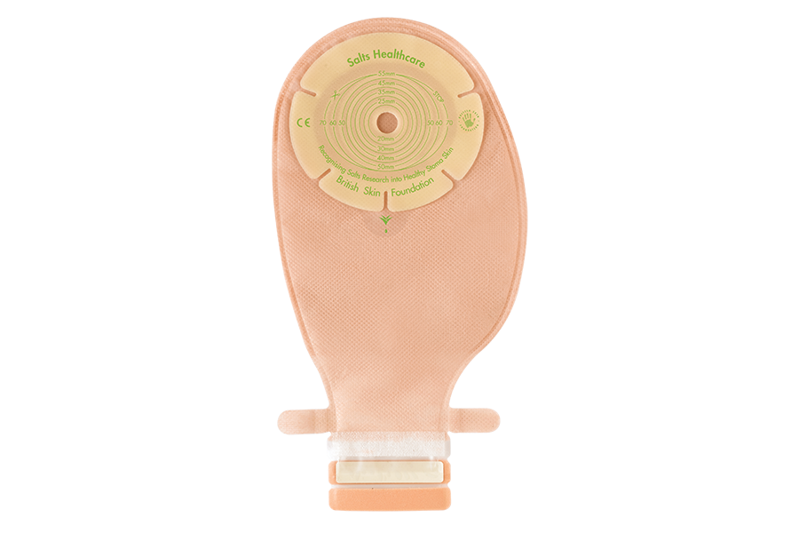 SALT NDA25 |BX/30 CONFIDENCE NATURAL ADVANCE 1-PIECE DRAINABLE POUCH WITH FLEXIFIT AND ALOE, PRECUT 25MM