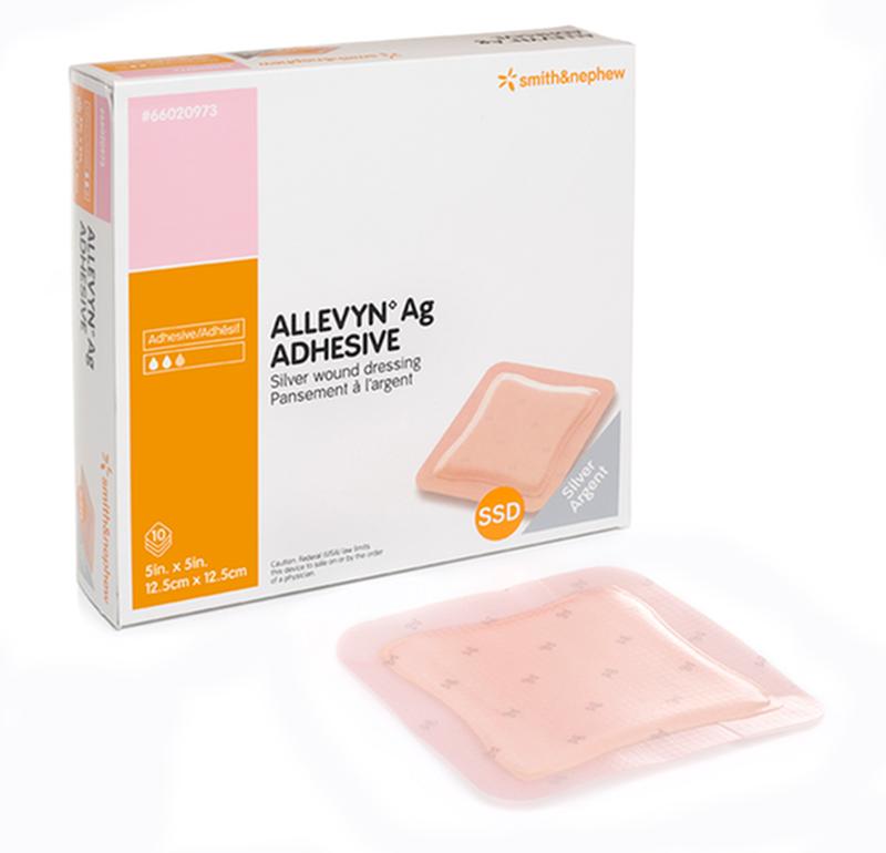 SNU 66020976 |BX/10 ALLEVYN AG ADHESIVE DRESSING, SIZE 17.5CM X 17.5CM