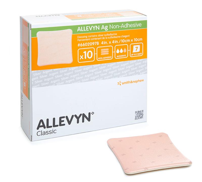 SNU 66020980 |BX/10 ALLEVYN AG NON-ADHESIVE DRESSING, SIZE 15CM X 15CM