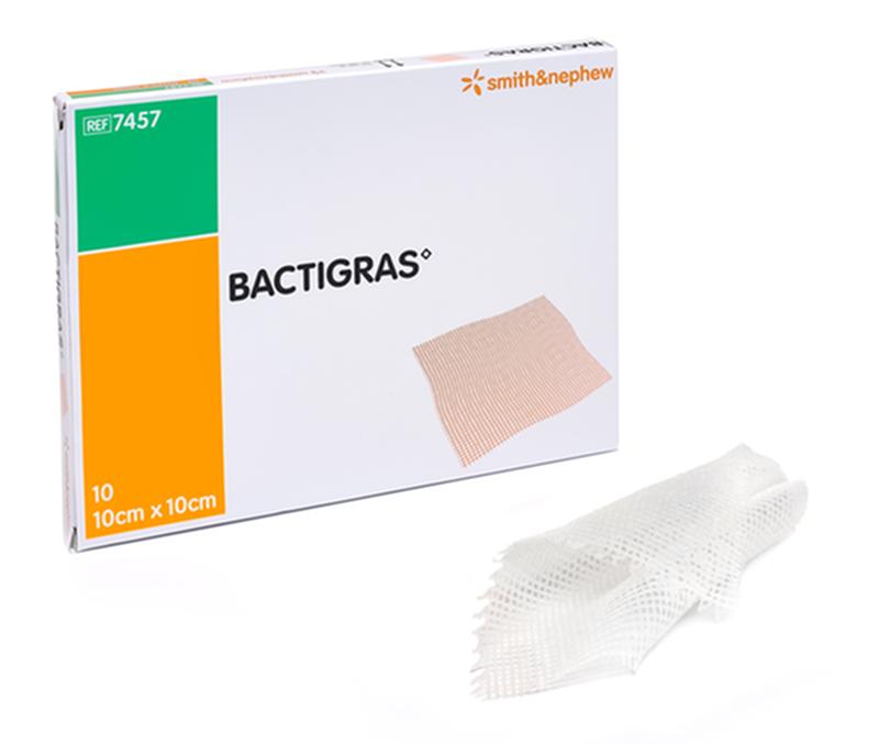 SNU 7456 |BX/50 BACTIGRAS ANTISEPTIC DRESSING, SIZE 5CM X 5CM