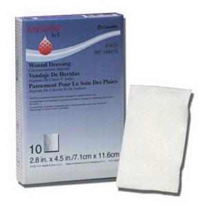 SQU 168214 |BX/10 KALTOSTAT CALCIUM ALGINATE WOUND DRESSING, 10CM 19CM (4IN X 8IN)