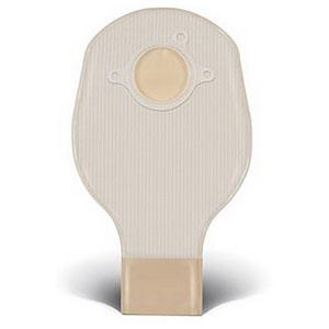 SQU 401507 |Natura® Two-Piece Drainable Pouch, Flange 1-3/4" (45mm), Opaque 10" (25.4cm), Tail Clip - Box of 10