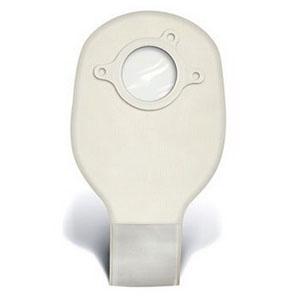 SQU 401928 |Little Ones® Two-Piece Drainable Pouch, Flange 1-3/4" (45mm), Transparent 6" (15.2cm), Tail Clip - Box of 10