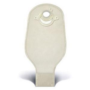 SQU 411267 |Natura® Two-Piece Drainable Pouch, Flange 2-3/4" (70mm), Transparent 12" (30.5cm), Tail Clip - Box of 10