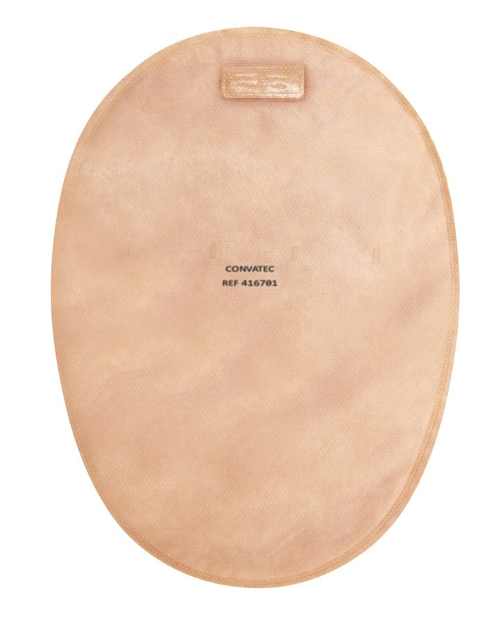 SQU 416709 |Esteem®+ One-Piece Stomahesive® Skin Barrier, Pre-Cut Stoma Opening , Closed Pouch, Transparent 8" (20.3cm) - Box of 30