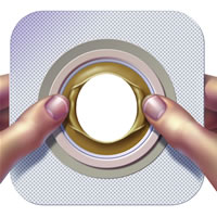 SQU 421039 |Natura® Durahesive® Skin Barrier, Tan, Moldable Stoma Opening 1/2" - 7/8" (13mm - 22mm), Flange 2-1/4" (57mm) - Box of 10